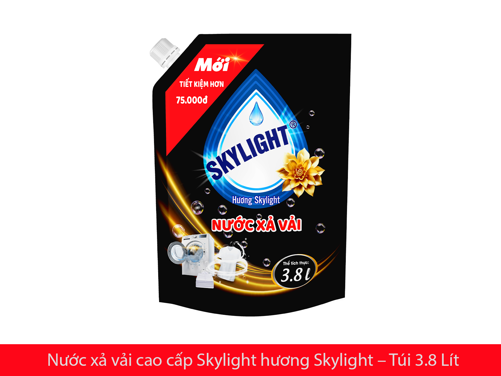 Nước xả vải cao cấp Skylight hương skylight - túi 3.8L