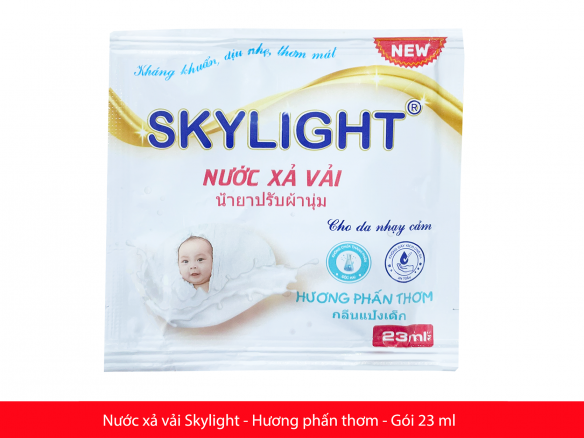 Nước giặt xả Skylight  - Hương Phấn thơm - Gói 23ml