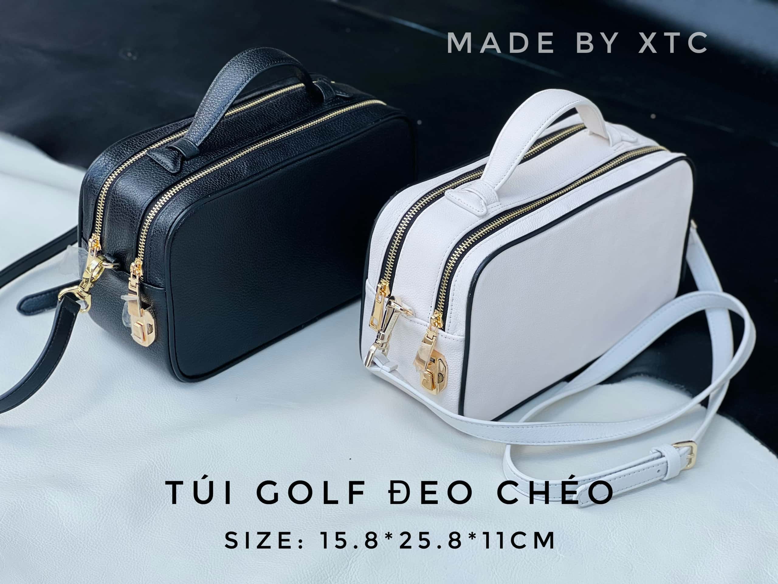 Túi Golf  Đeo Chéo Da Bò Cao Cấp Tại Xưởng Gia Công